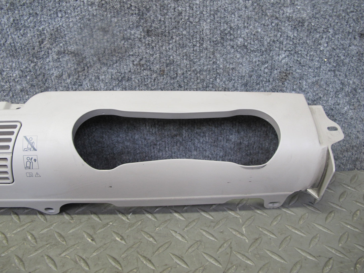 08-10 BMW E88 135I Convertible Rear Roll Bar Trim Cover Panel Beige OEM