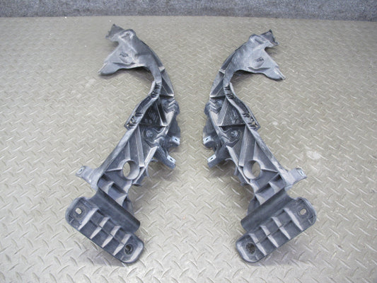 08-13 BMW E82 E88 135i Set of 2 Front Right & Left Headlight Mount Bracket OEM