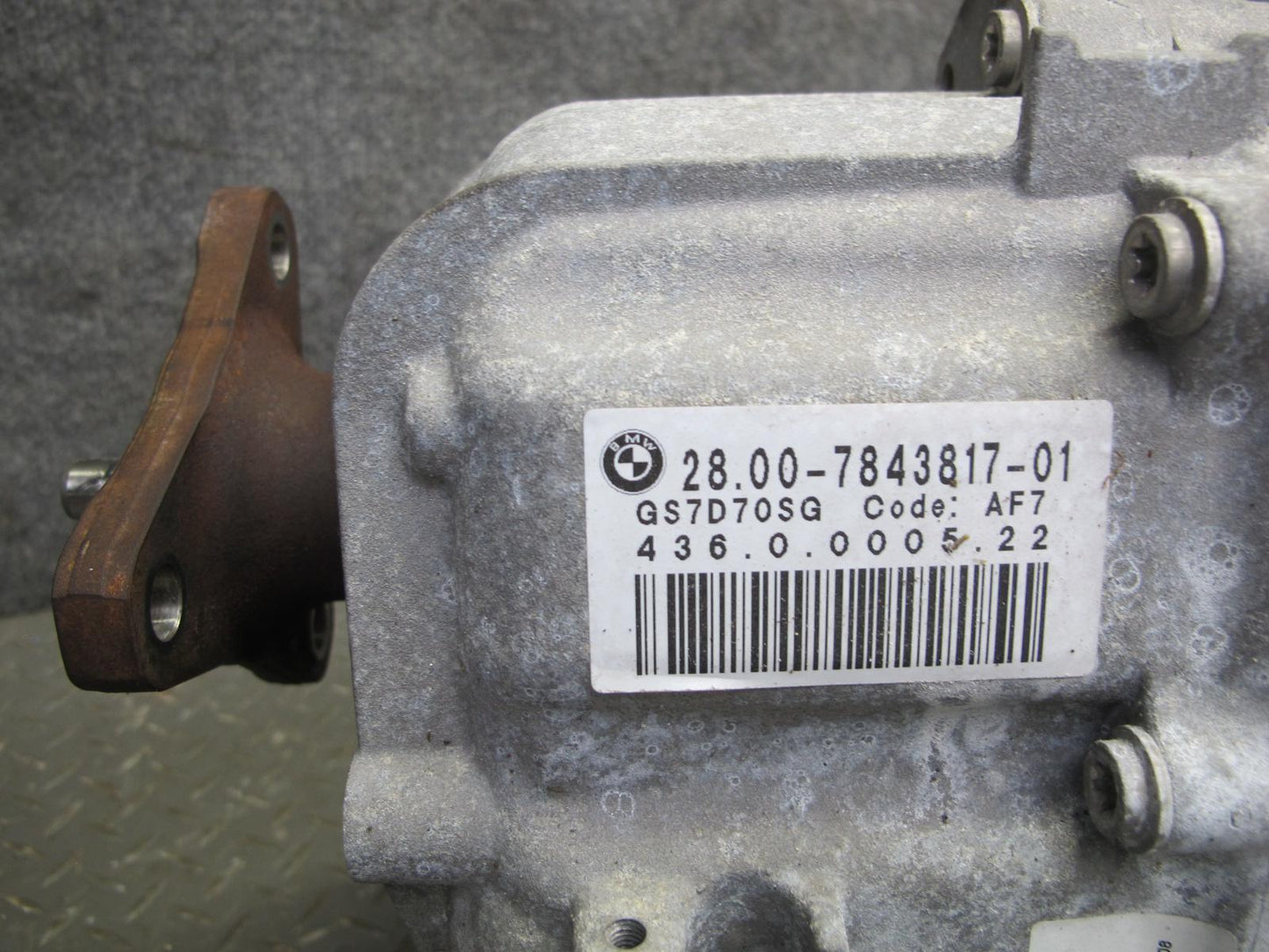 12-15 BMW F12 F13 M6 S63T RWD GS7D36BG DCT Dual Clutch Automatic Transmission