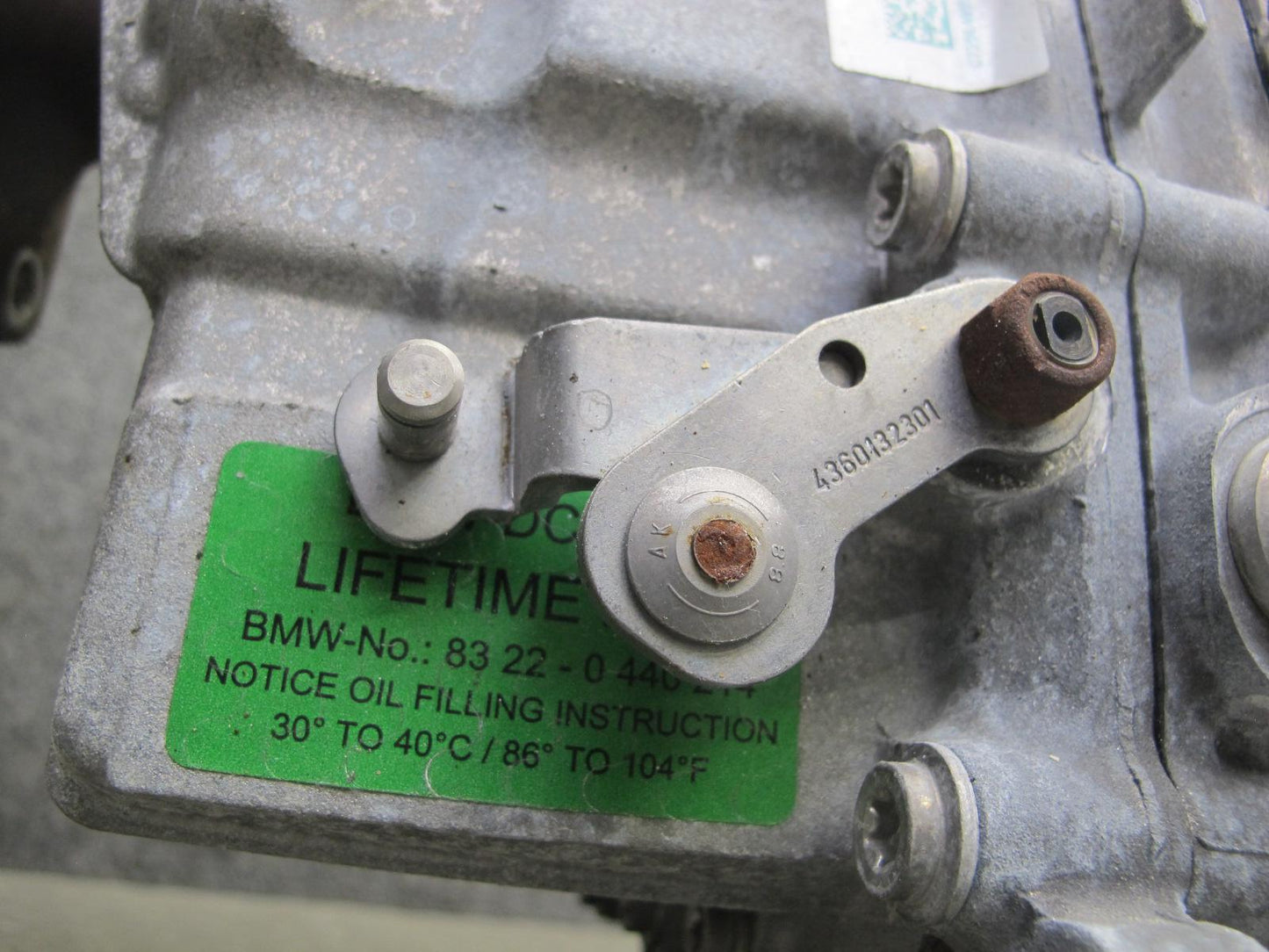 12-15 BMW F12 F13 M6 S63T RWD GS7D36BG DCT Dual Clutch Automatic Transmission