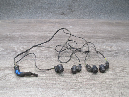 08-13 BMW E82 E88 135i Rear PDC Parking Distance Sensor Set w Wiring Harness OEM
