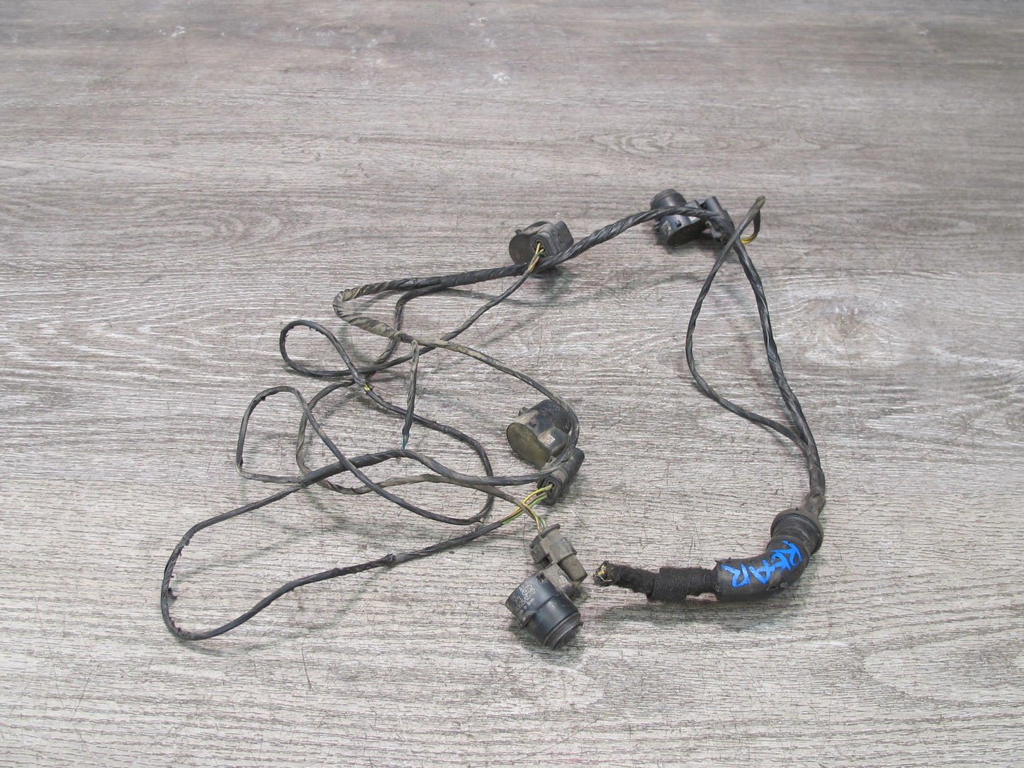 08-13 BMW E82 E88 135i Rear PDC Parking Distance Sensor Set w Wiring Harness OEM