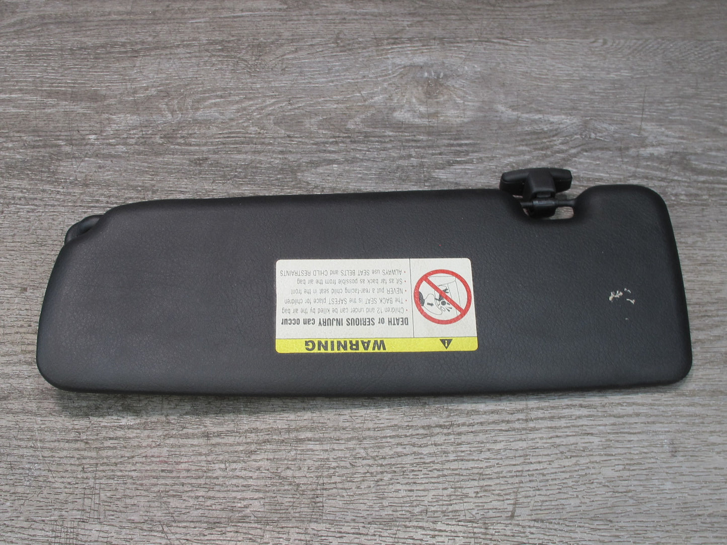 01-06 BMW E46 330ci Convertible Set of 2 Front Left & Right Sun Visor Black OEM