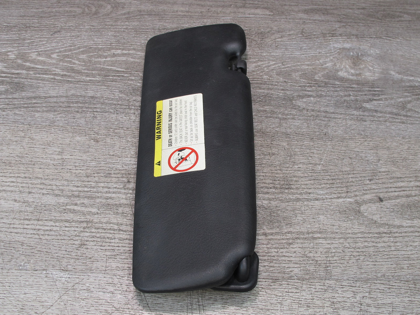 01-06 BMW E46 330ci Convertible Set of 2 Front Left & Right Sun Visor Black OEM