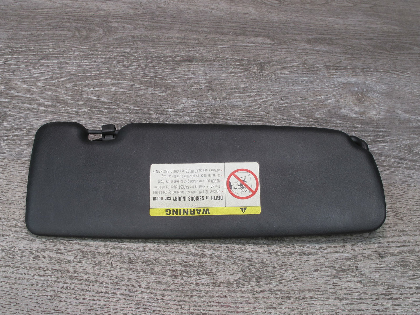 01-06 BMW E46 330ci Convertible Set of 2 Front Left & Right Sun Visor Black OEM