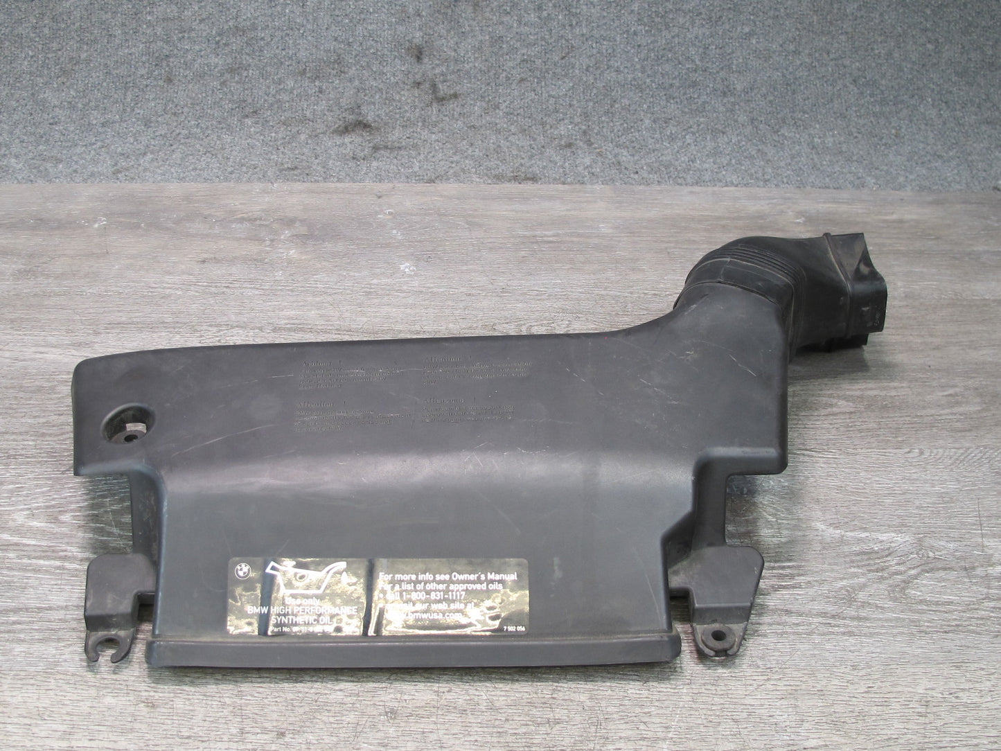 01-06 BMW E46 330ci M54 M56 Air Intake Inlet Manifold Duct Pipe 7501988 OEM