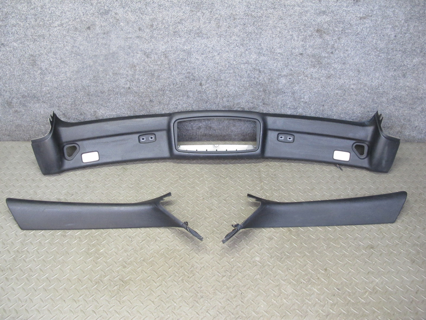 2012-2018 BMW F12 M6 Convertible Front Roof TOP Header A Pillar Trim Panel Set