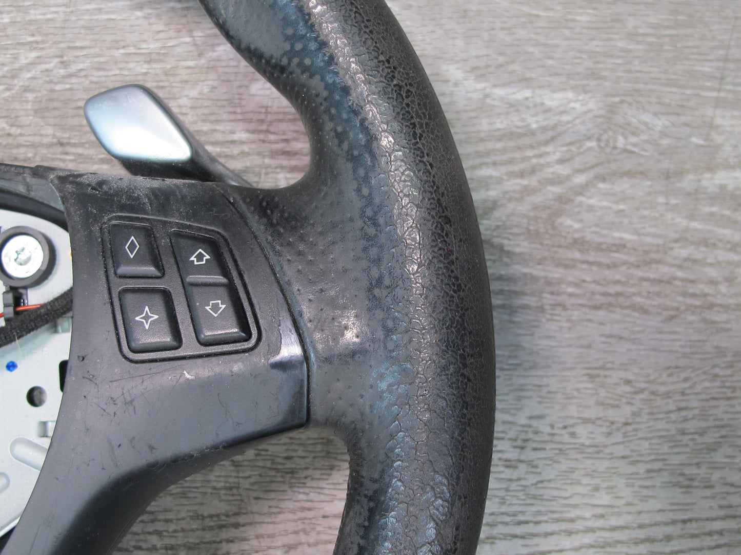 08-13 BMW E82 E88 135i M Sport Leather Steering w Paddles & Controls OEM