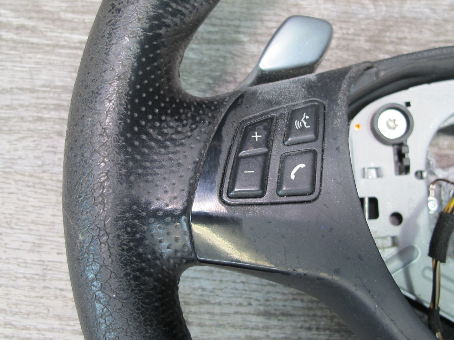 08-13 BMW E82 E88 135i M Sport Leather Steering w Paddles & Controls OEM