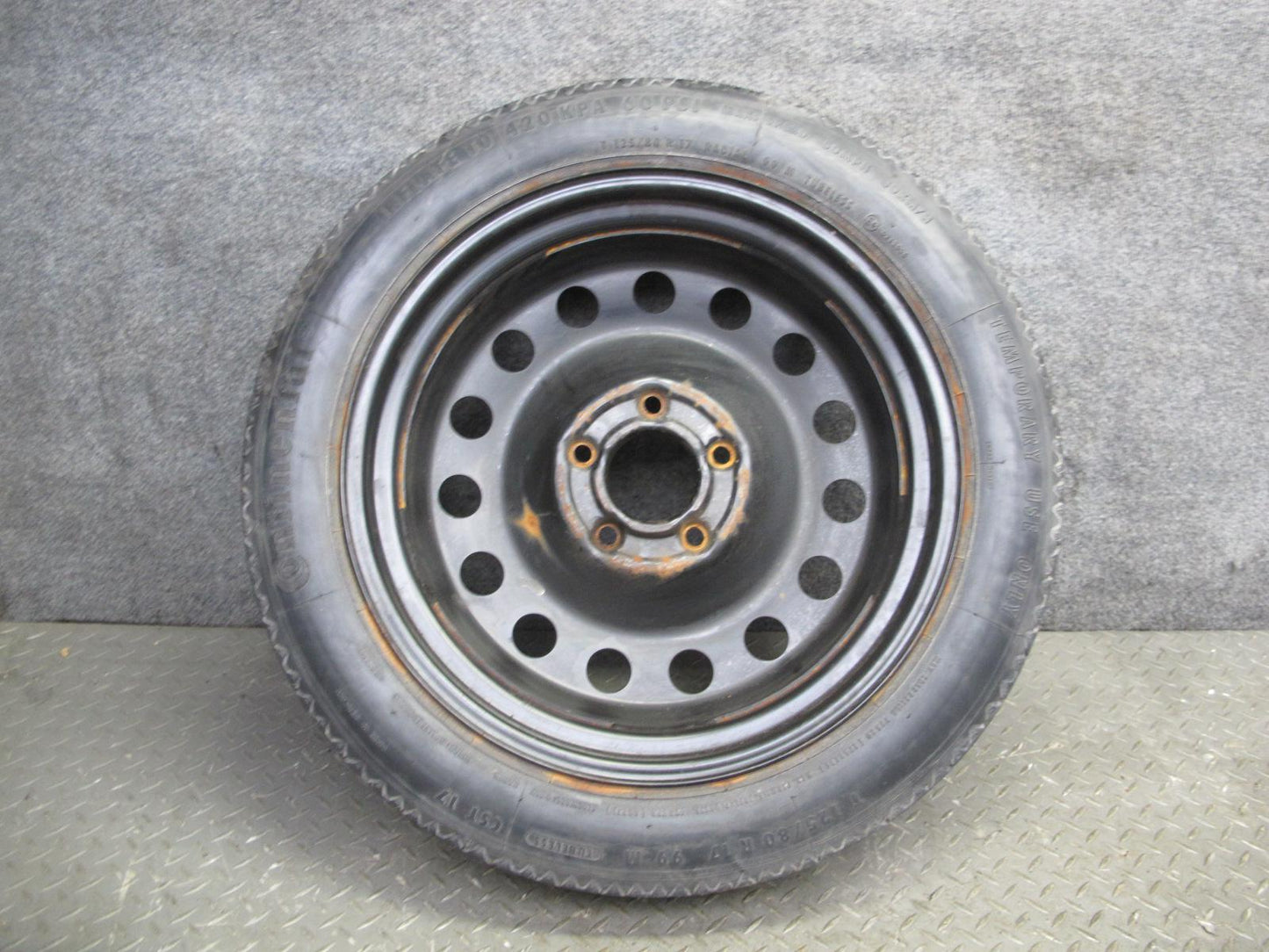 01-06 BMW E46 330ci R17 17" Spare Tire Wheel 17x3.5B ET30 125/80 6750007 OEM