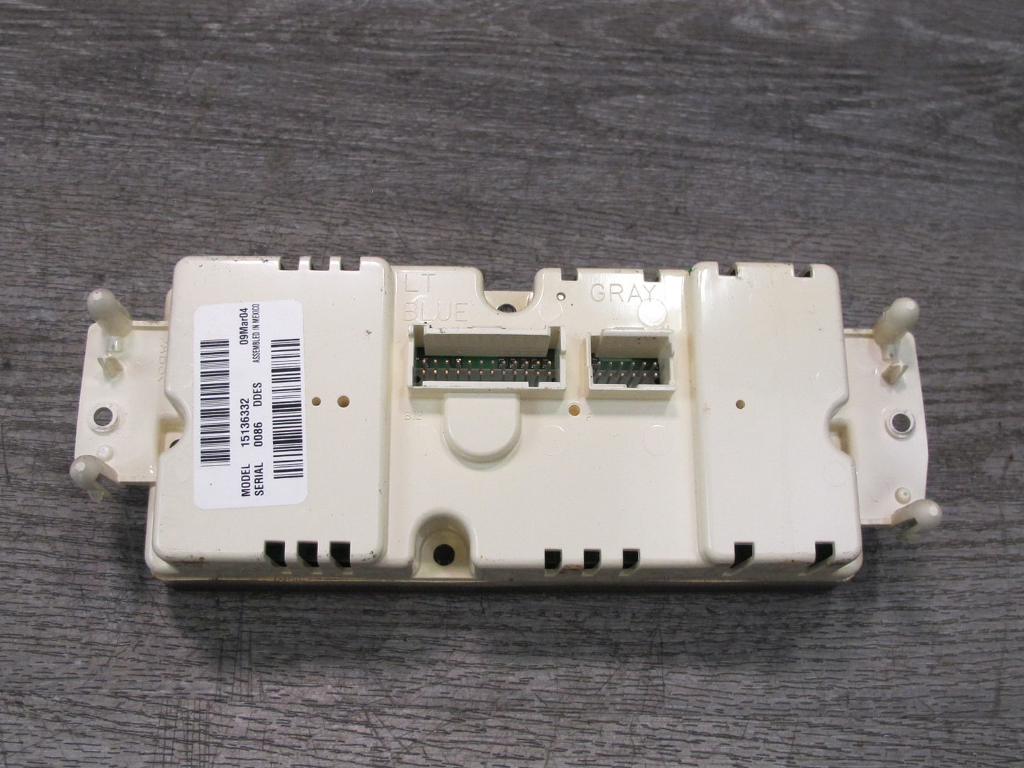 2003-2007 Hummer H2 A/C Heater Climate Control Switch Panel 15136332