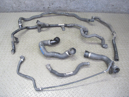 08-13 BMW E82 E88 135i N54 Engine Coolant Hose Pipe Line Set OEM