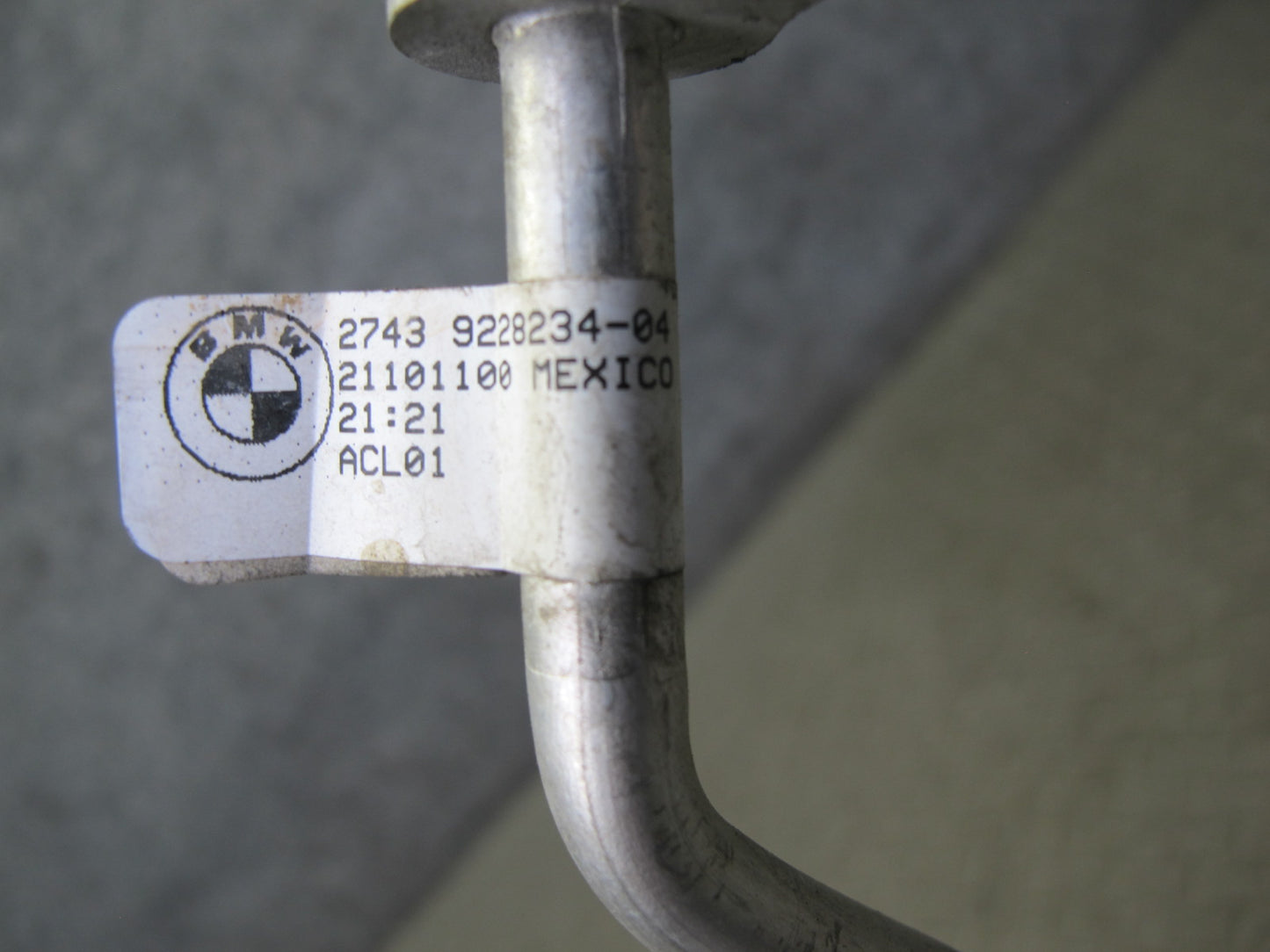 11-17 BMW F25 X3 N20 A/C Air Condition Hose Pipe Line Set OEM