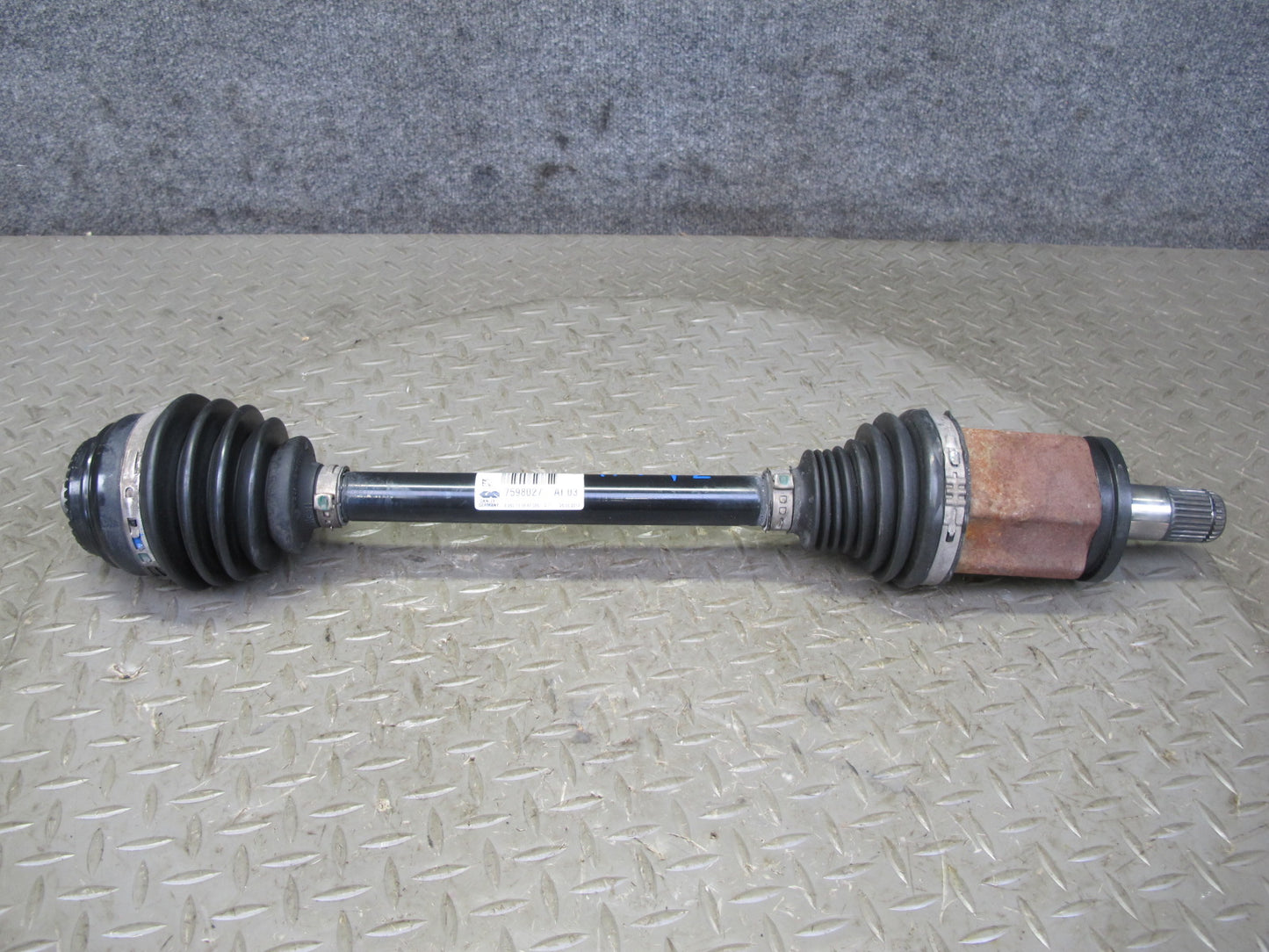 11-17 BMW F25 X3 AWD Front Left Suspension Axle Shaft 7598027 OEM