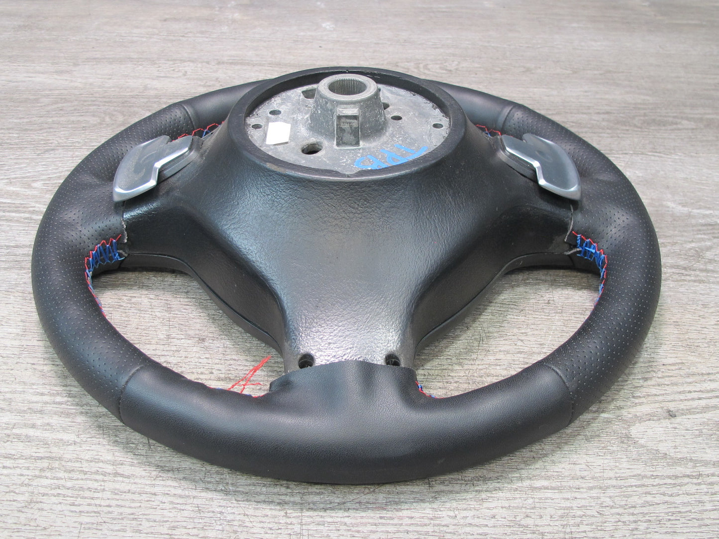 01-06 BMW E46 330ci M-sport Leather Steering Black w Controls & Paddles OEM