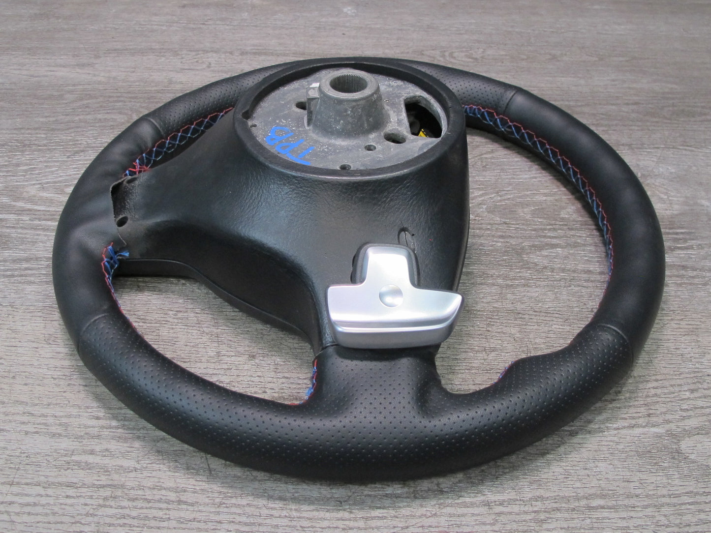 01-06 BMW E46 330ci M-sport Leather Steering Black w Controls & Paddles OEM