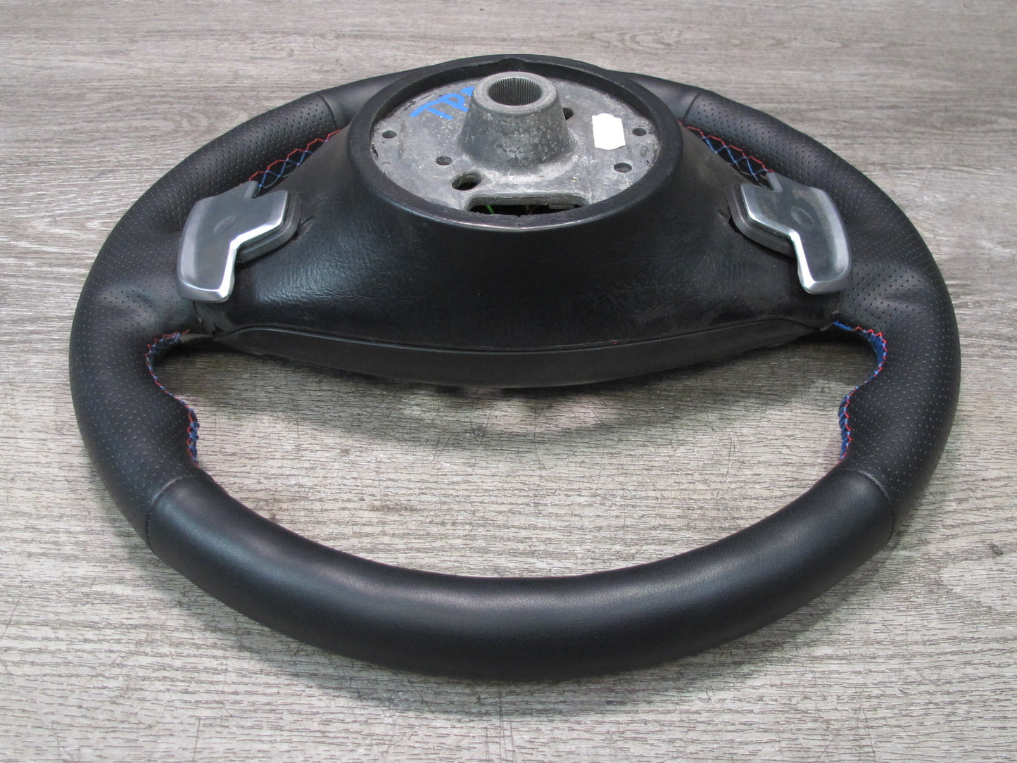 01-06 BMW E46 330ci M-sport Leather Steering Black w Controls & Paddles OEM