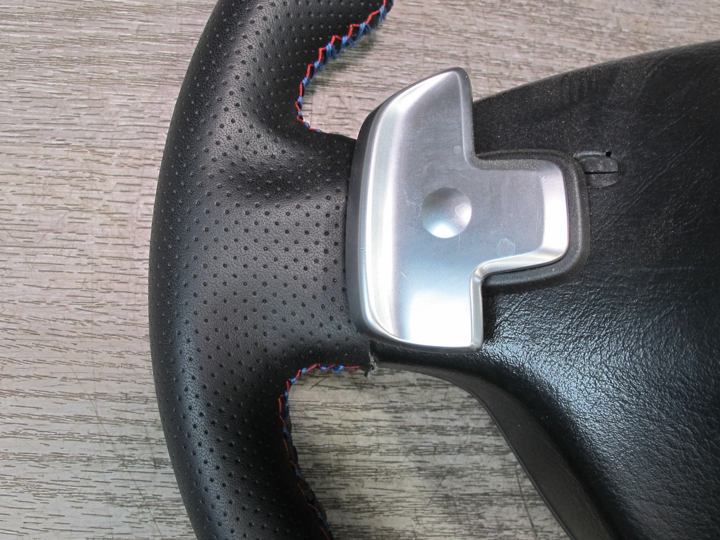 01-06 BMW E46 330ci M-sport Leather Steering Black w Controls & Paddles OEM