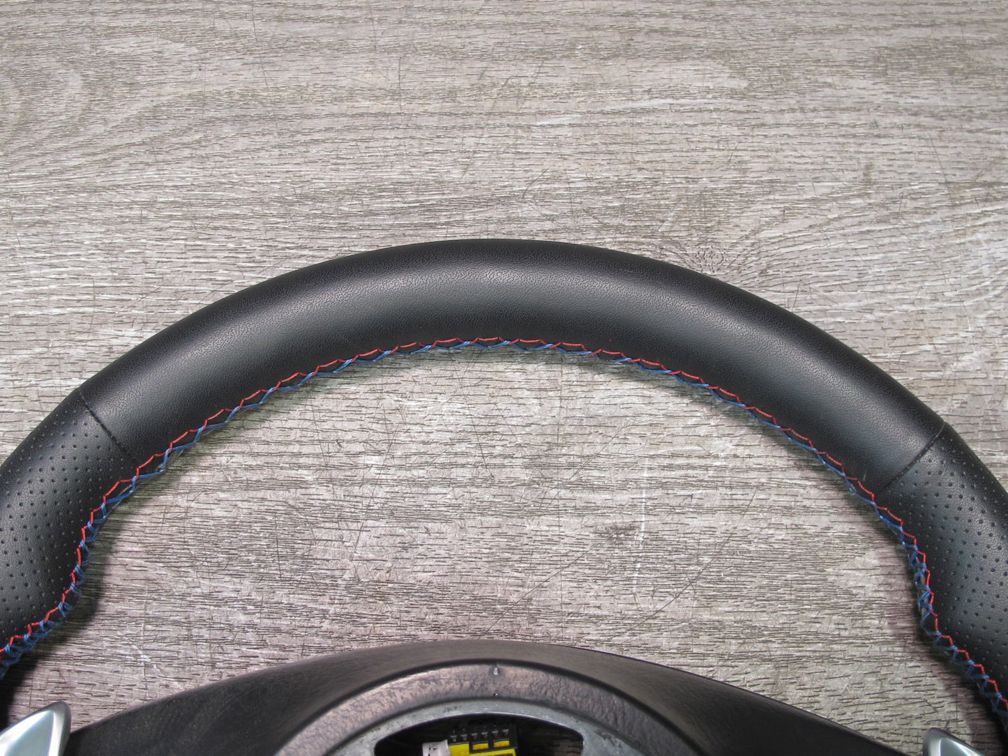 01-06 BMW E46 330ci M-sport Leather Steering Black w Controls & Paddles OEM