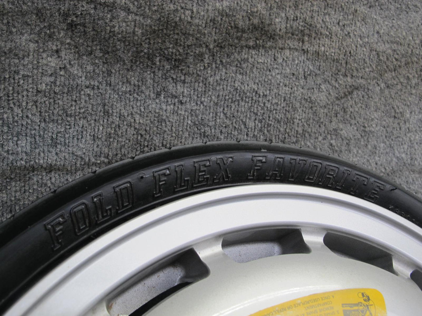 90-96 Nissan Z32 300ZX Spare R15 15" Tire Wheel Rim 15x5J ET30 OEM