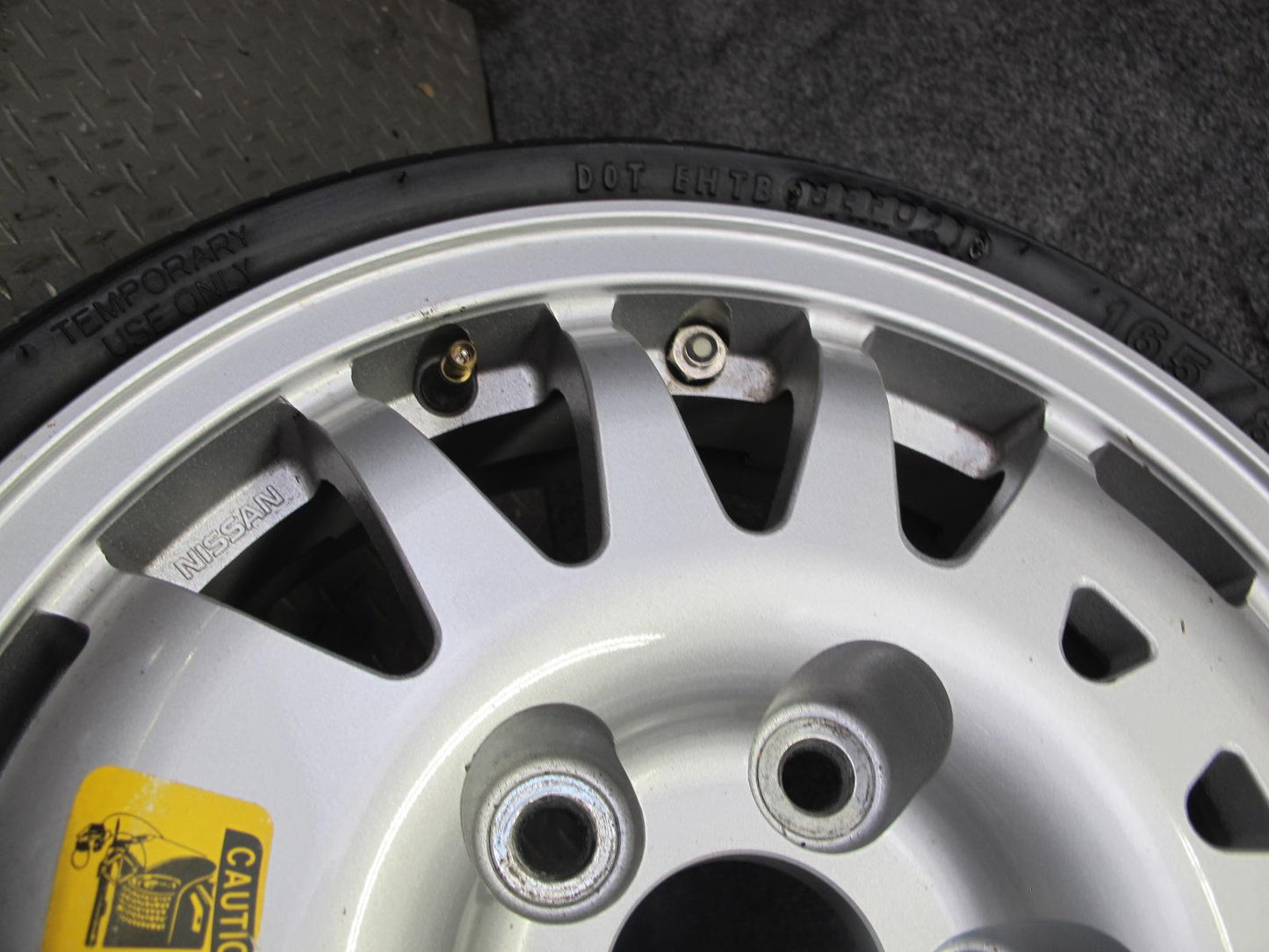 90-96 Nissan Z32 300ZX Spare R15 15" Tire Wheel Rim 15x5J ET30 OEM