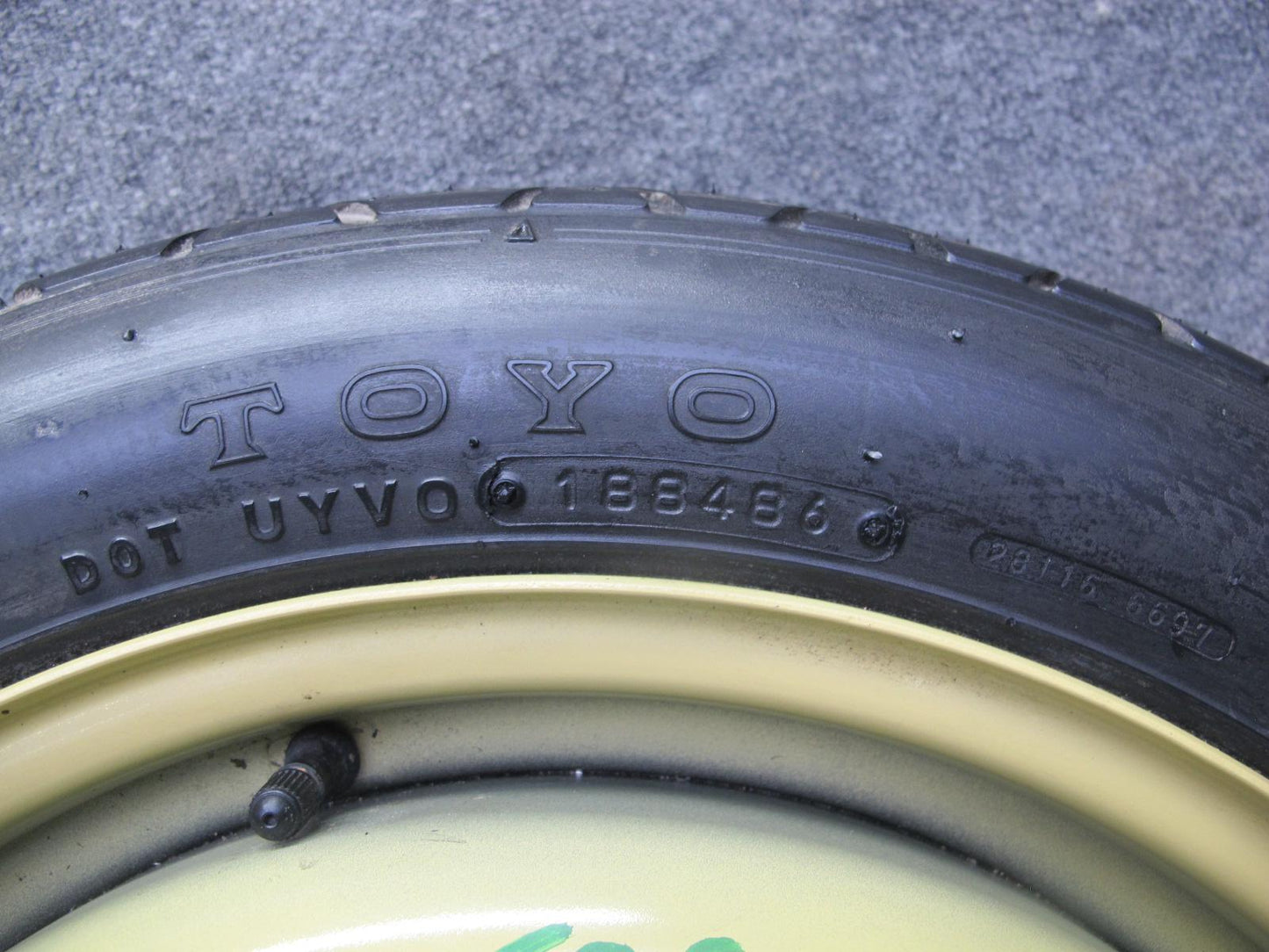 95-00 Toyota Celsior Lexus LS400 Spare Tire R17 17" Wheel 17x4J ET42 155/70 OEM