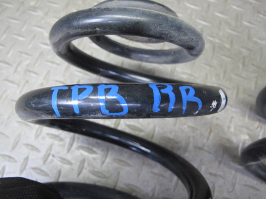 01-06 BMW E46 330ci Convertible Set of 2 Rear Left & Right Coil Spring OEM