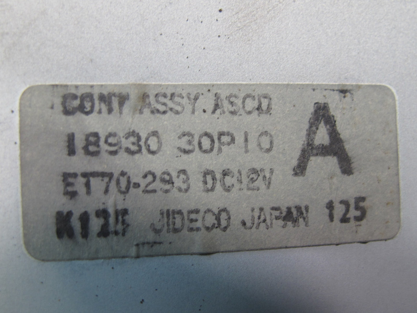 90-96 Nissan Z32 300ZX Cruise Control Module 18930-30P10 OEM