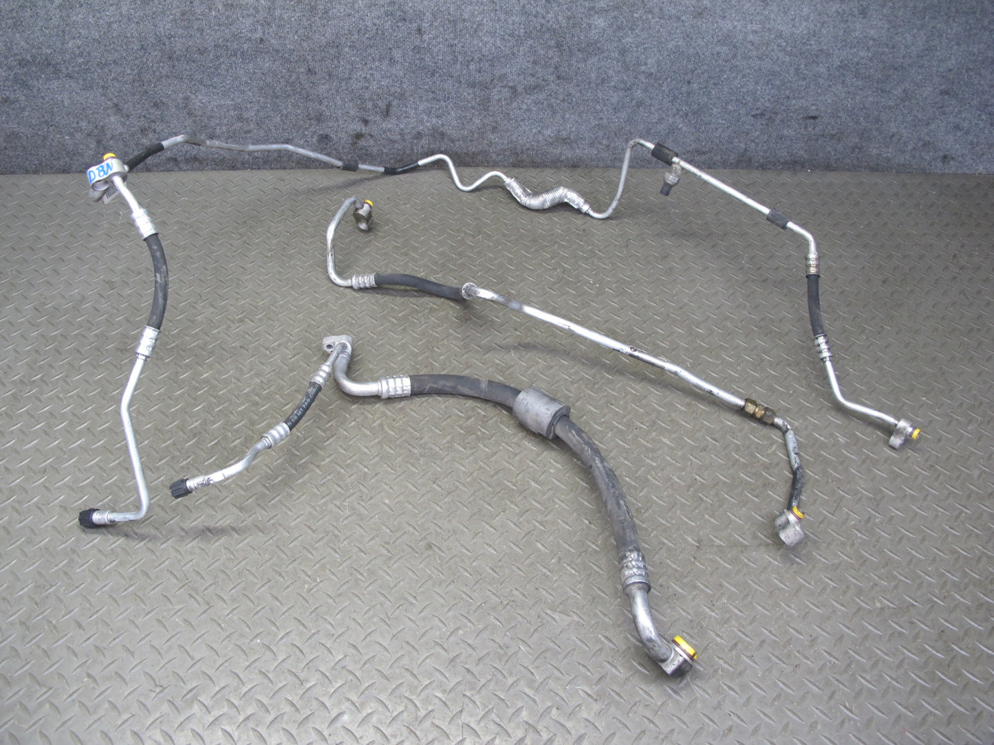 08-10 BMW E82 E88 135i N54 Set of 3 A/C Air Condition Hose Pipe Line OEM