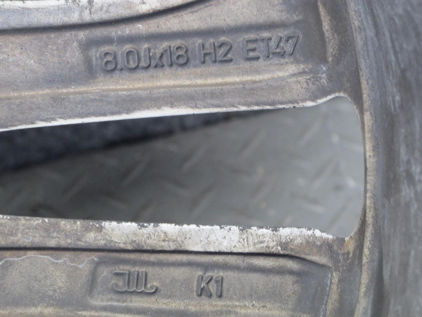 10-16 Audi B8 A4 S4 Factory R18 18" Alloy Wheel Rim 18x8J ET47 8K0601025J OEM