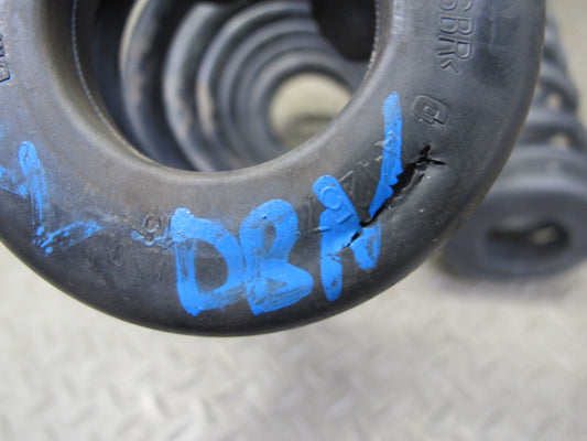 08-13 BMW E88 135i Convertible Set of 2 Rear Left Right M-sport Strut Spring OEM