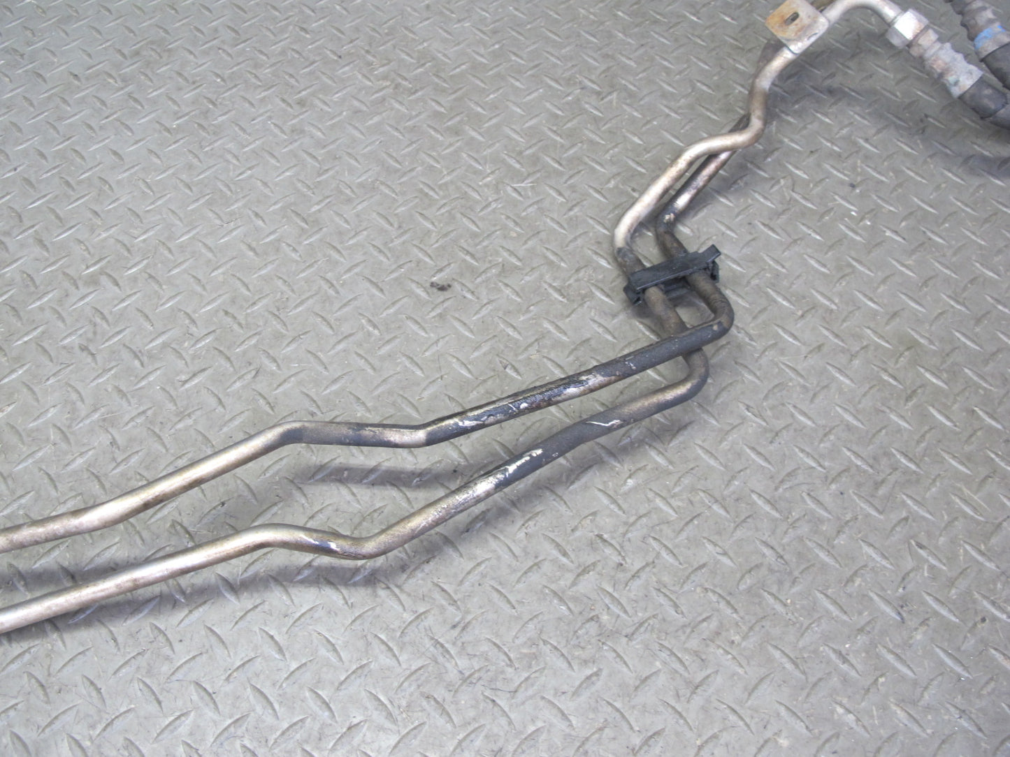 13-16 Audi S4 B8 Automatic Transmission Oil Cooler Hose Pipe Line Set OEM