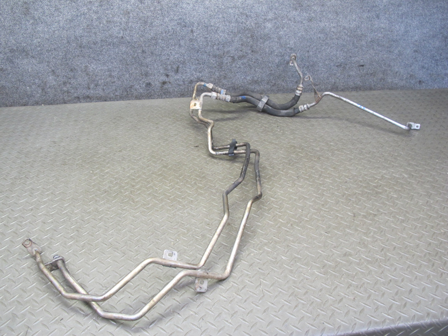 13-16 Audi S4 B8 Automatic Transmission Oil Cooler Hose Pipe Line Set OEM