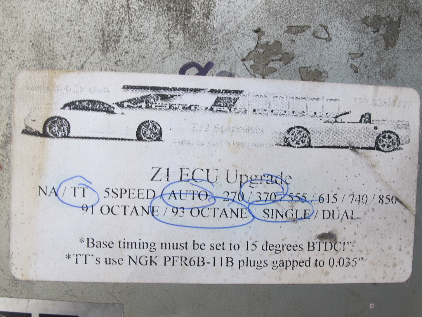 1991 Nissan Z32 300ZX 3.0L Turbo A/T Engine ECU ECM Control Module Z1 Upgrade