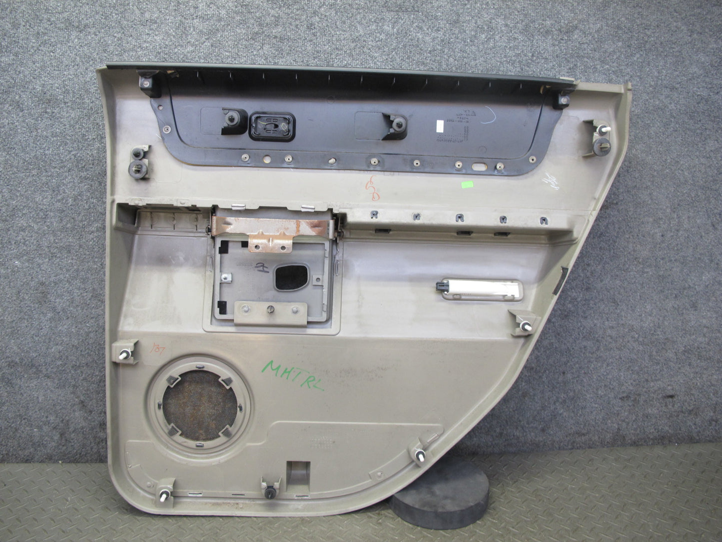 2003-2004 Hummer H2 Rear Left Driver Side Door Interior Trim Cover Panel