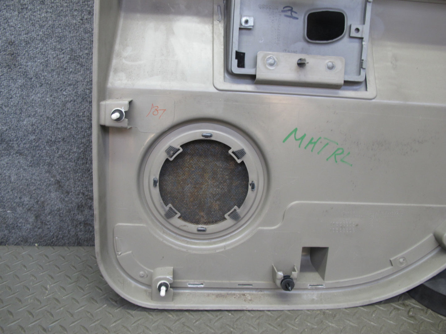 2003-2004 Hummer H2 Rear Left Driver Side Door Interior Trim Cover Panel