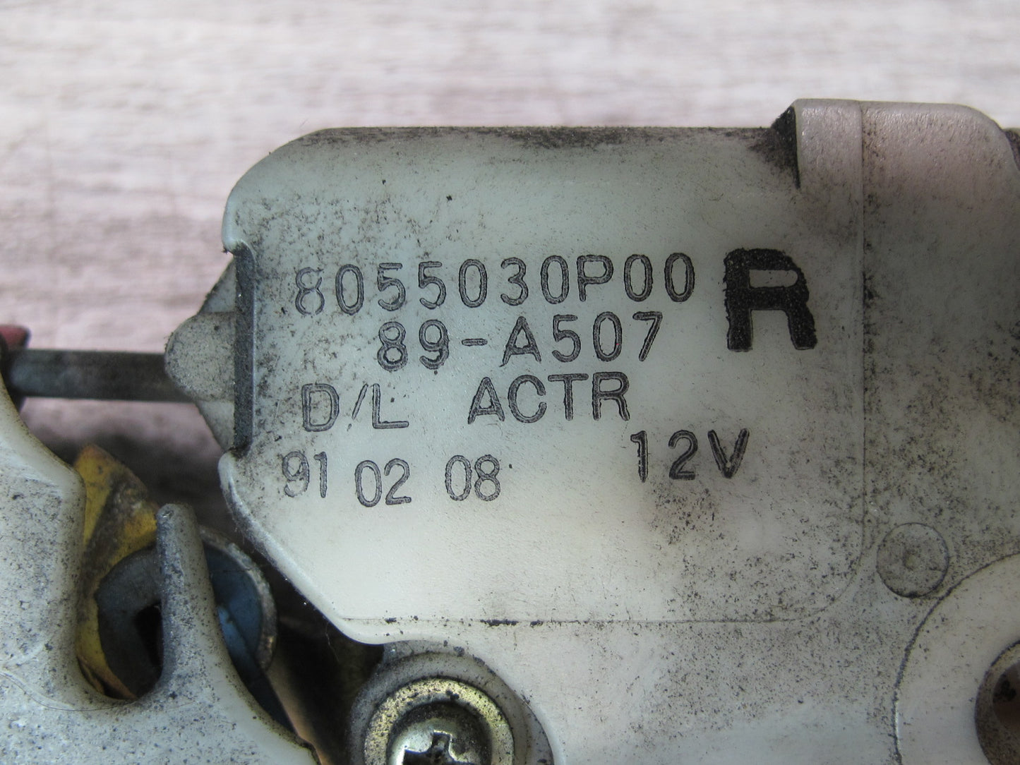 90-91 Nissan 300ZX Z32 2+0 Right Pass Door Lock Latch Actuator 80550-30P00 OEM