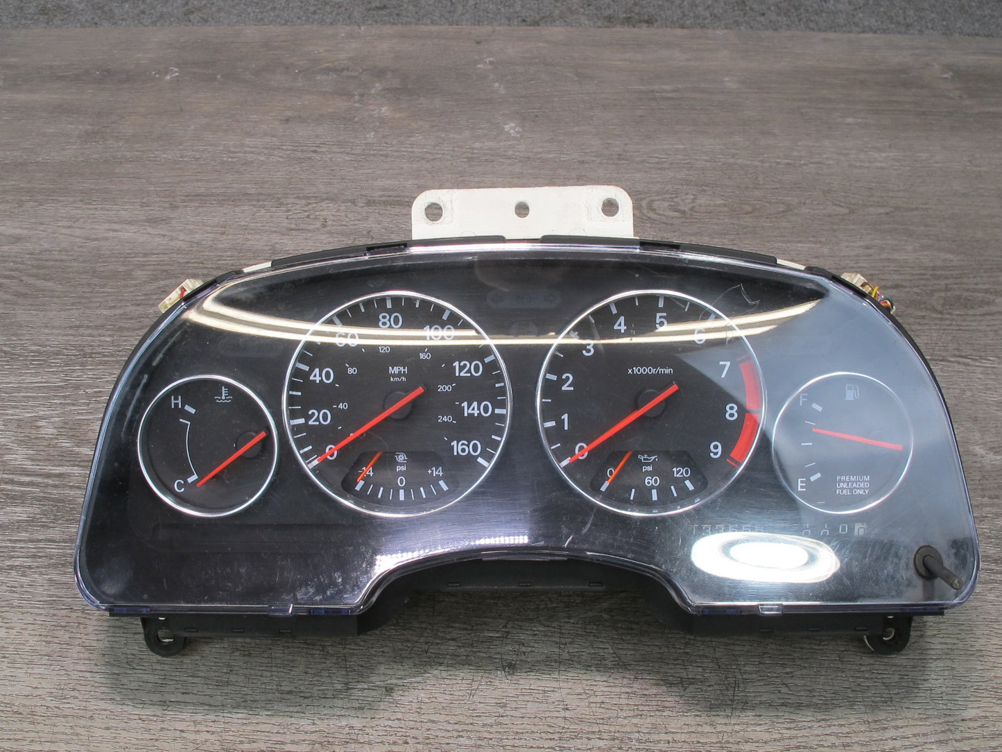 1991 Nissan Z32 300ZX Turbo A/T Instrument Cluster Gauge Speedometer OEM