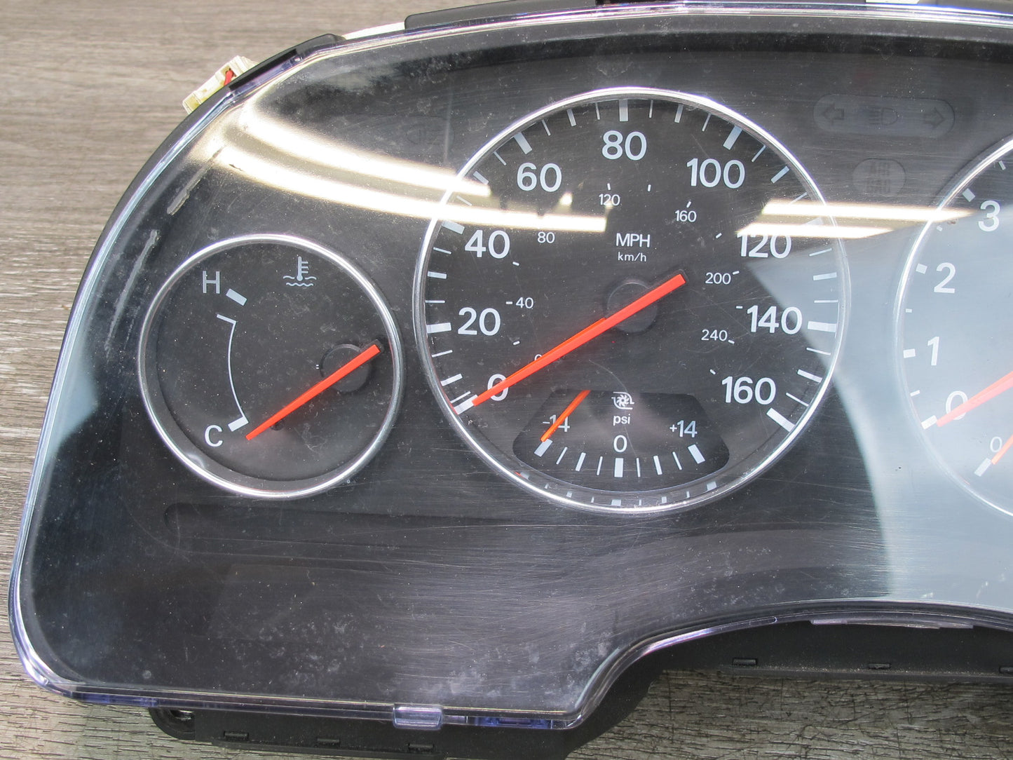 1991 Nissan Z32 300ZX Turbo A/T Instrument Cluster Gauge Speedometer OEM