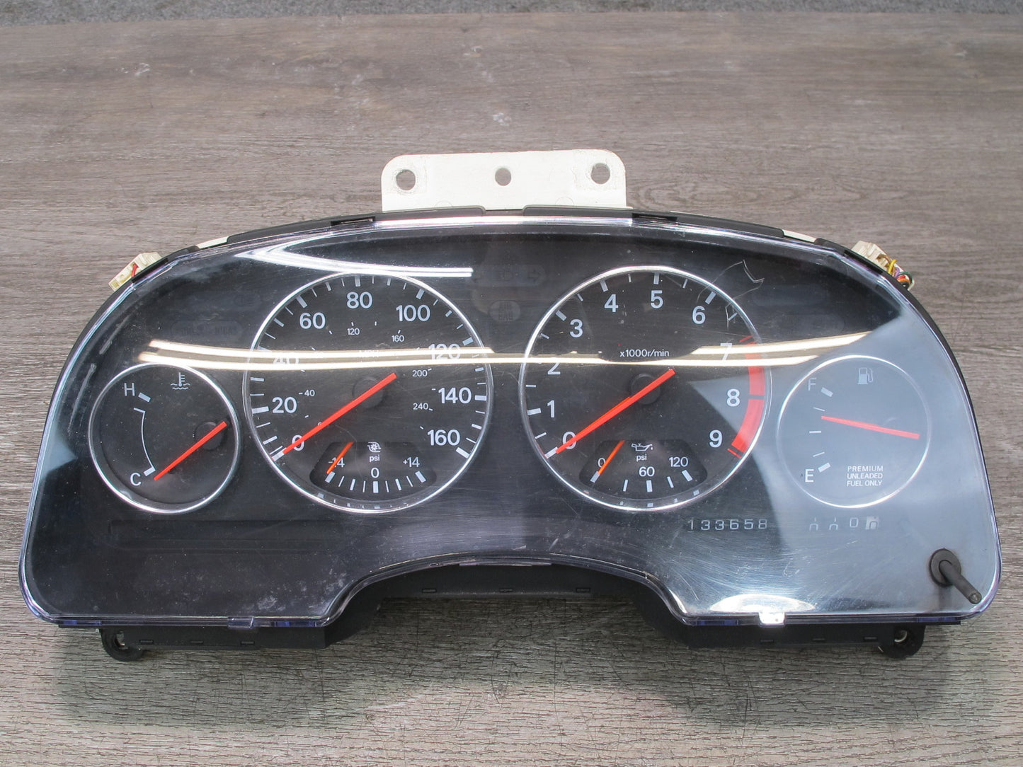1991 Nissan Z32 300ZX Turbo A/T Instrument Cluster Gauge Speedometer OEM