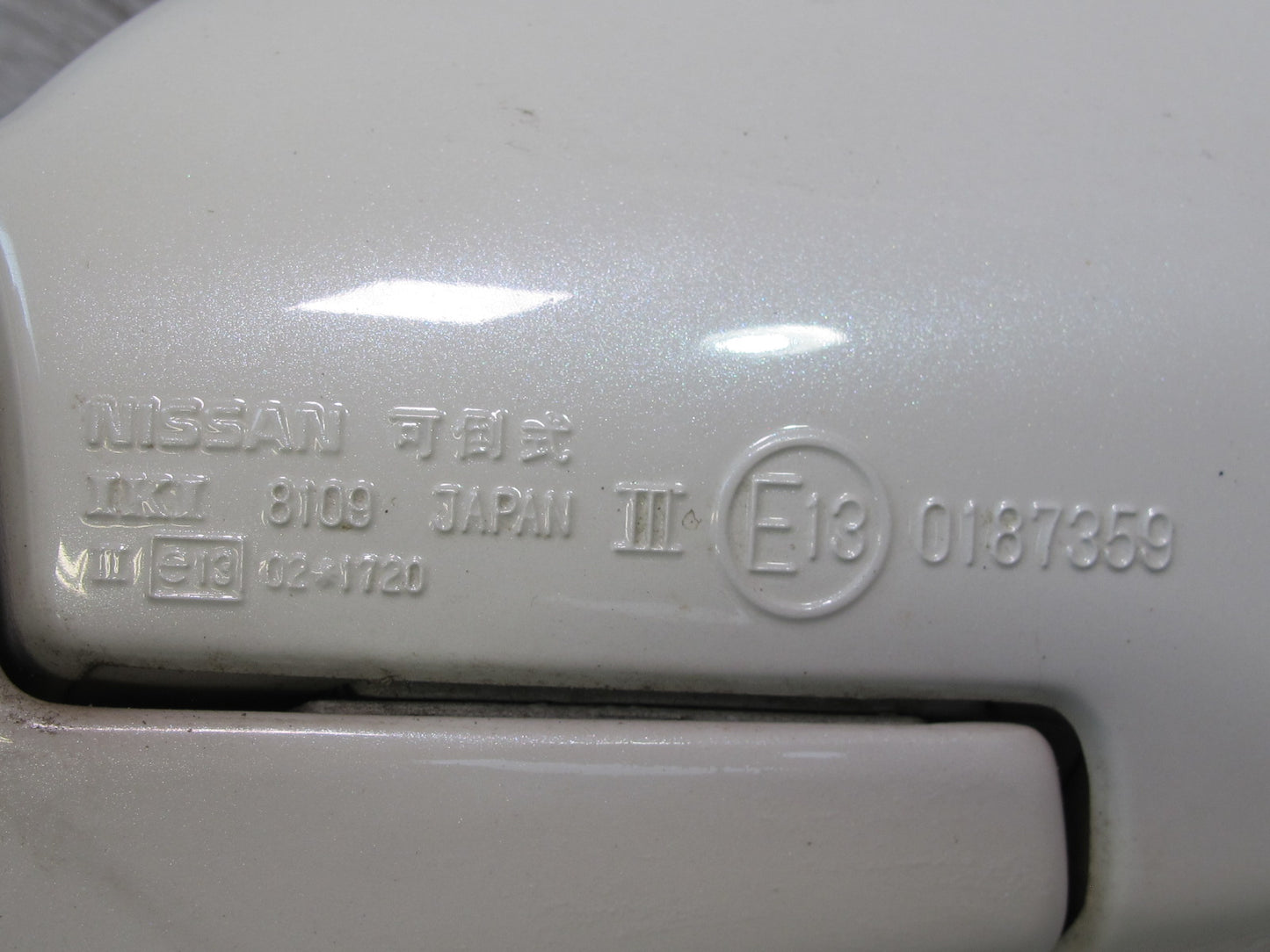 90-96 Nissan Z32 300ZX Coupe Left Door Heated Side View Power Mirror OEM