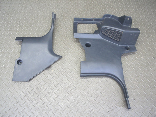 90-96 Nissan Z32 300ZX Set of 2 Front Left & Right Kick Trim Cover Panel OEM