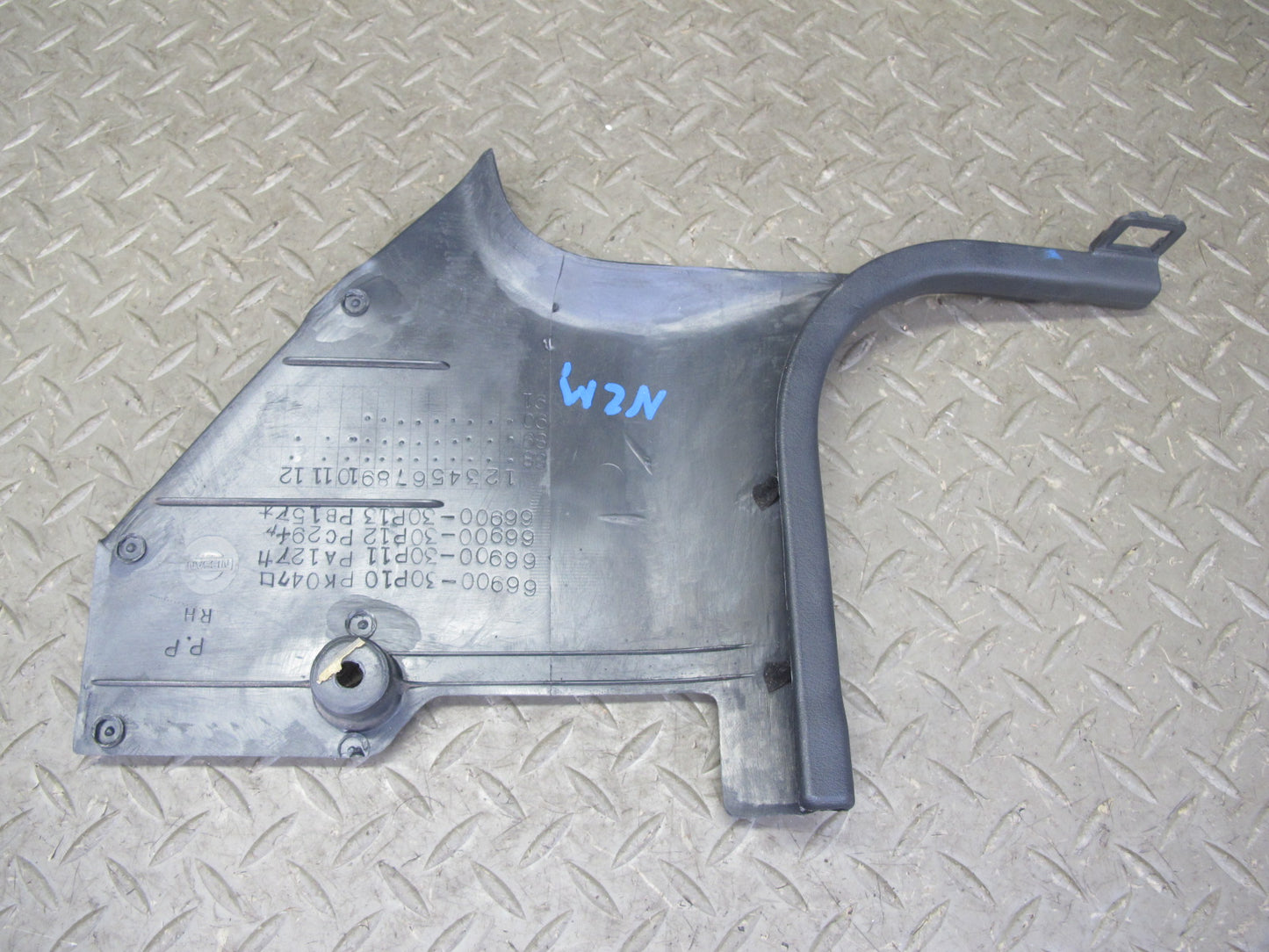 90-96 Nissan Z32 300ZX Set of 2 Front Left & Right Kick Trim Cover Panel OEM