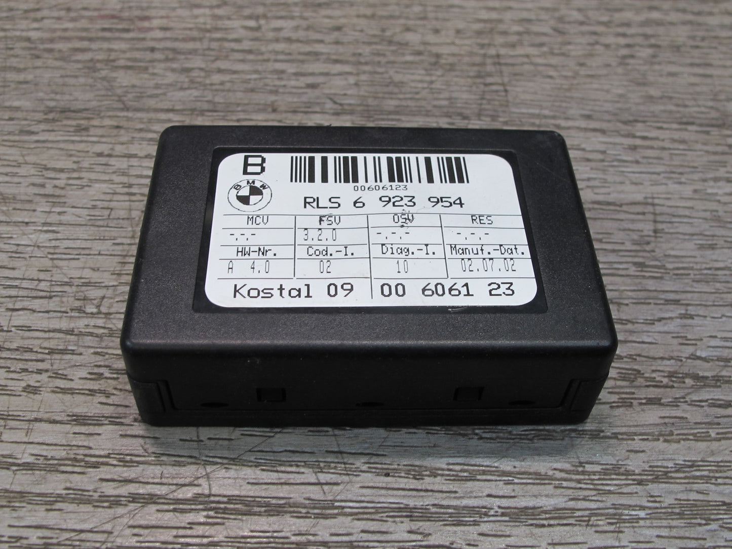 01-06 BMW E46 330ci Windshield Rain & Solar Light Sensor 6923954 OEM