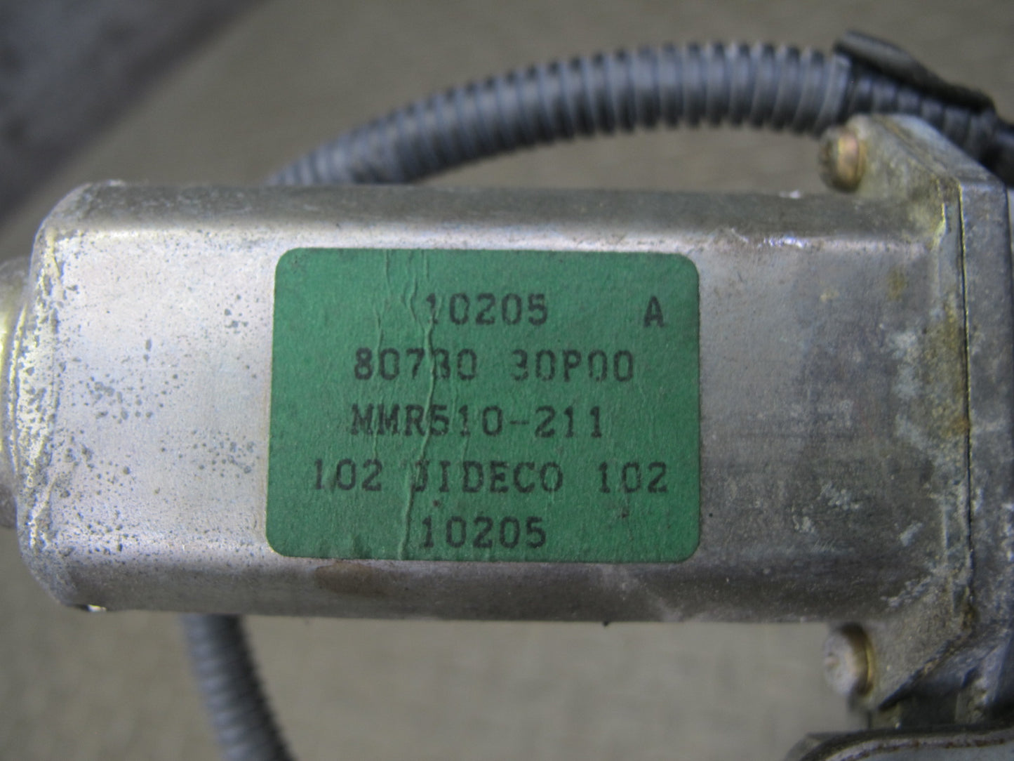 90-96 Nissan Z32 300ZX Coupe Right Passenger Door Window Regulator w Motor OEM