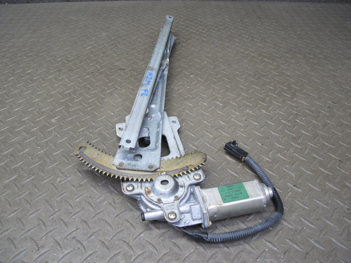 90-96 Nissan Z32 300ZX Coupe Right Passenger Door Window Regulator w Motor OEM