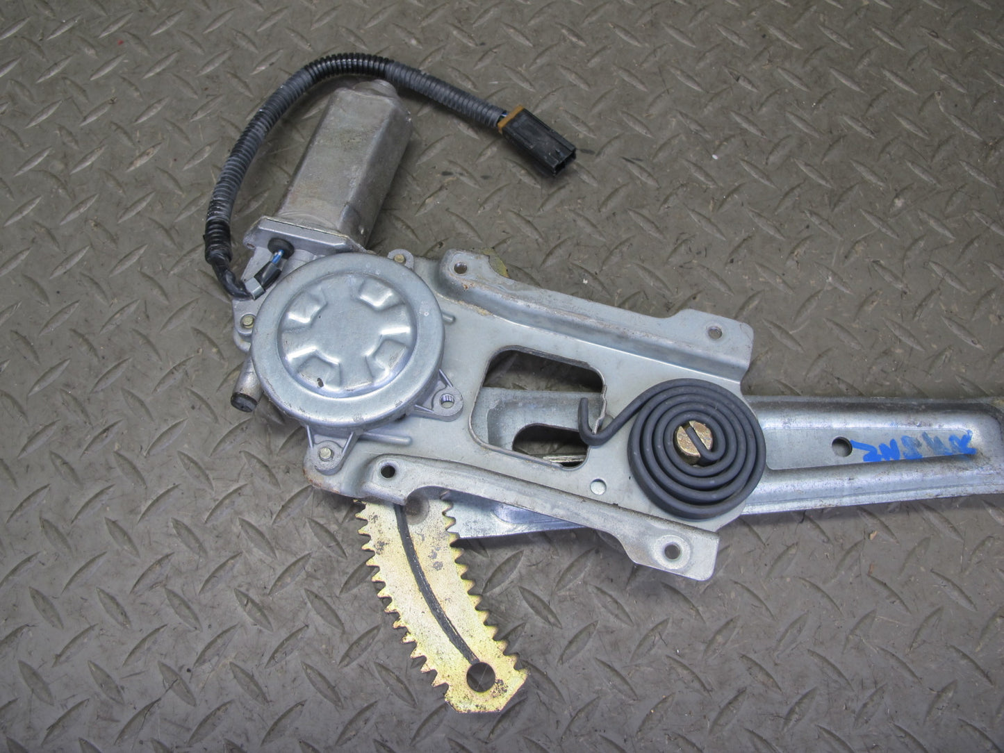 90-96 Nissan Z32 300ZX Coupe Right Passenger Door Window Regulator w Motor OEM