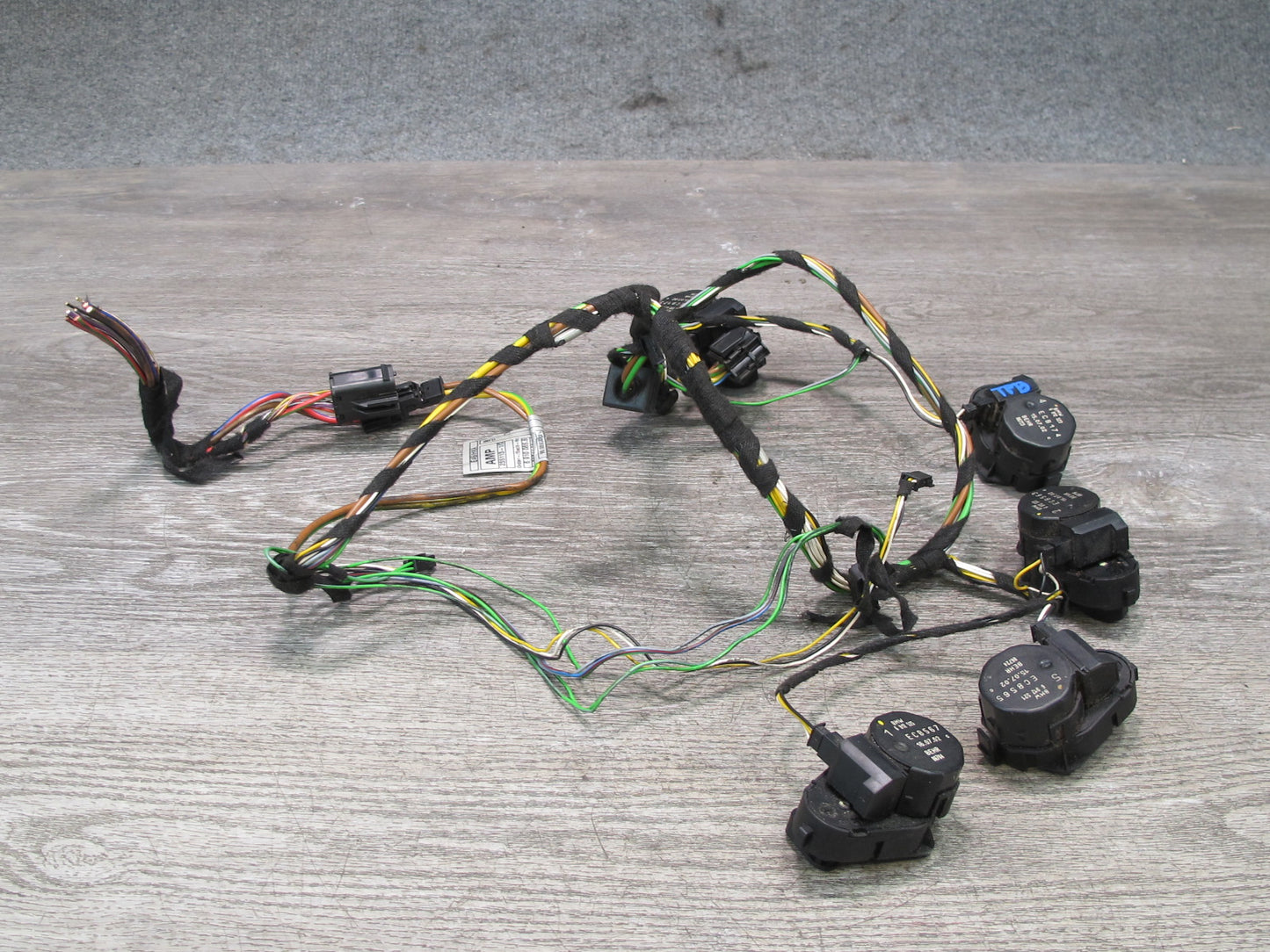 01-06 BMW E46 330ci A/C Heater Flap Door Actuator Motor Wiring Set OEM