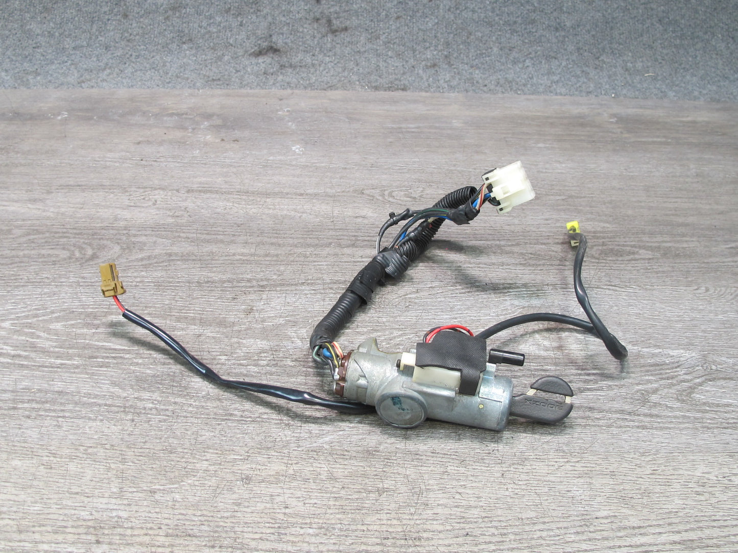 90-93 Nissan Z32 300ZX Coupe A/T Ignition Door Glove Trunk Lock KEY Set OEM