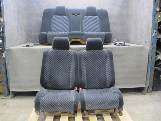 96-98 Toyota MARK2 JZX100 Tourer Front & Rear Cloth Seat Set 37k Miles OEM